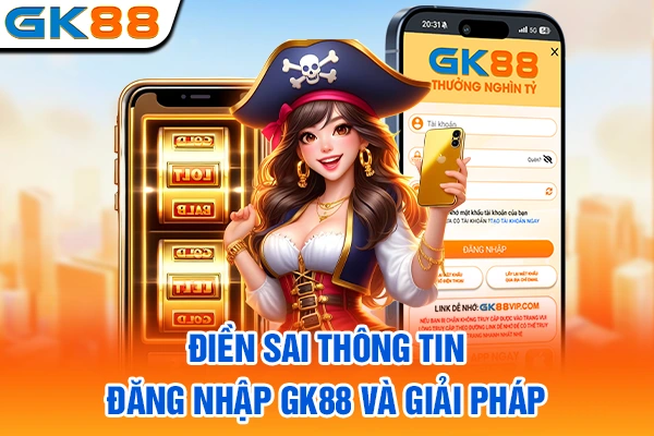 Sai thông tin đăng nhập GK88 và giải pháp